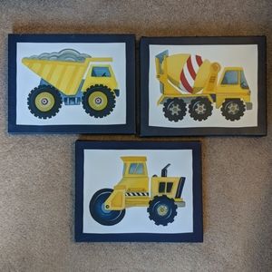 Trucks & Tractor wall hanging